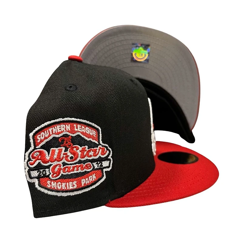 Tennessee Smokies Two Tone 2012 ASG Patch Gray UV 59FIFTY Fitted Hat