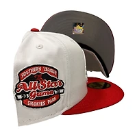 Tennessee Smokies White Red Two Tone 2012 ASG Patch Gray UV 59FIFTY Fitted Hat