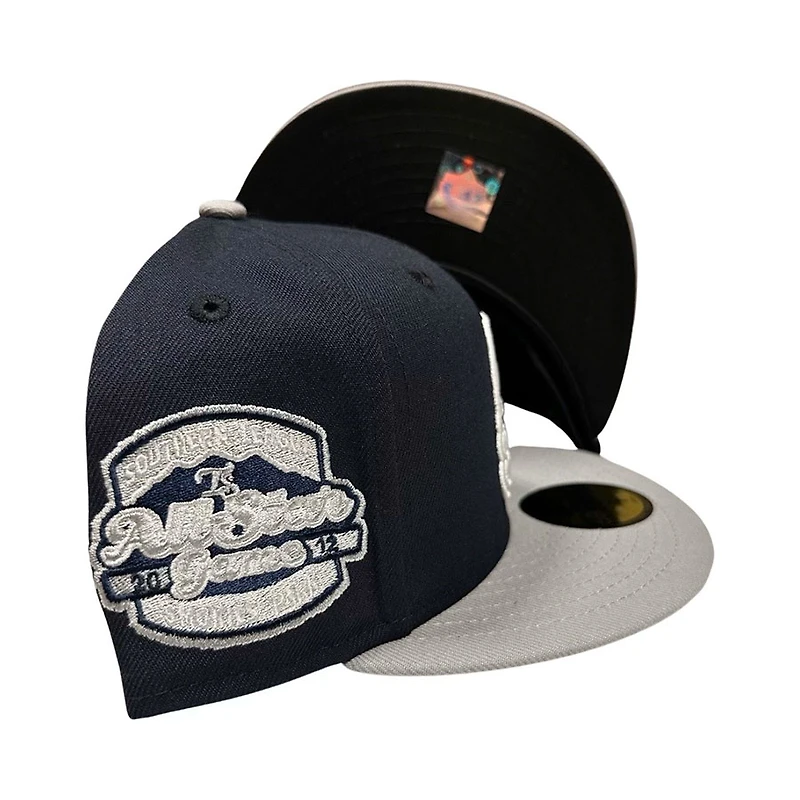 Tennessee Smokies Navy Gray Two Tone 2012 ASG Patch Black UV 59FIFTY Fitted Hat