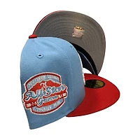 Tennessee Smokies Light Blue Red Two Tone 2012 ASG Patch Gray UV 59FIFTY Fitted Hat