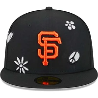 San Francisco Giants Black Sunlight Pop Gray UV 59FIFTY Fitted Hat