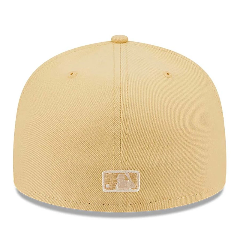 Oakland Athletics Brown Raffia Front Gray UV 59FIFTY Fitted Hat