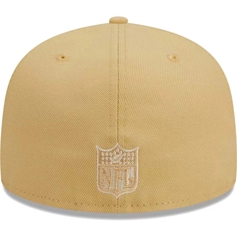 San Francisco 49ers Brown Raffia Front Gray UV 59FIFTY Fitted Hat