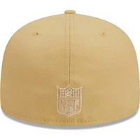 San Francisco 49ers Brown Raffia Front Gray UV 59FIFTY Fitted Hat