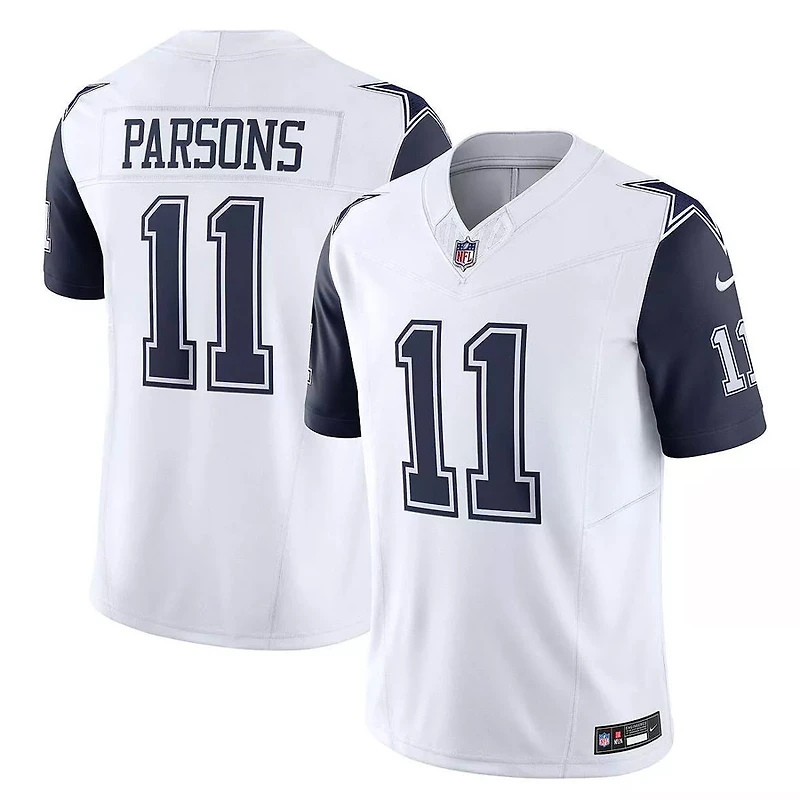 Dallas Cowboys Micah Parsons White Nike Vapor F.U.S.E Limited Jersey