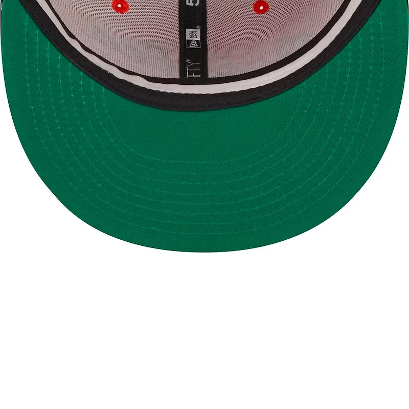 Baltimore Orioles Orange Retro Jersey Script Green UV 59FIFTY Fitted Hat