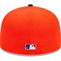 Baltimore Orioles Orange Retro Jersey Script Green UV 59FIFTY Fitted Hat