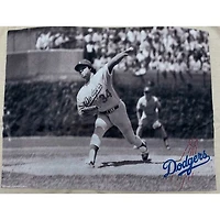 Los Angeles Dodgers Off White Fernando Valenzuela Photo Mitchell & Ness Portrait T-Shirt