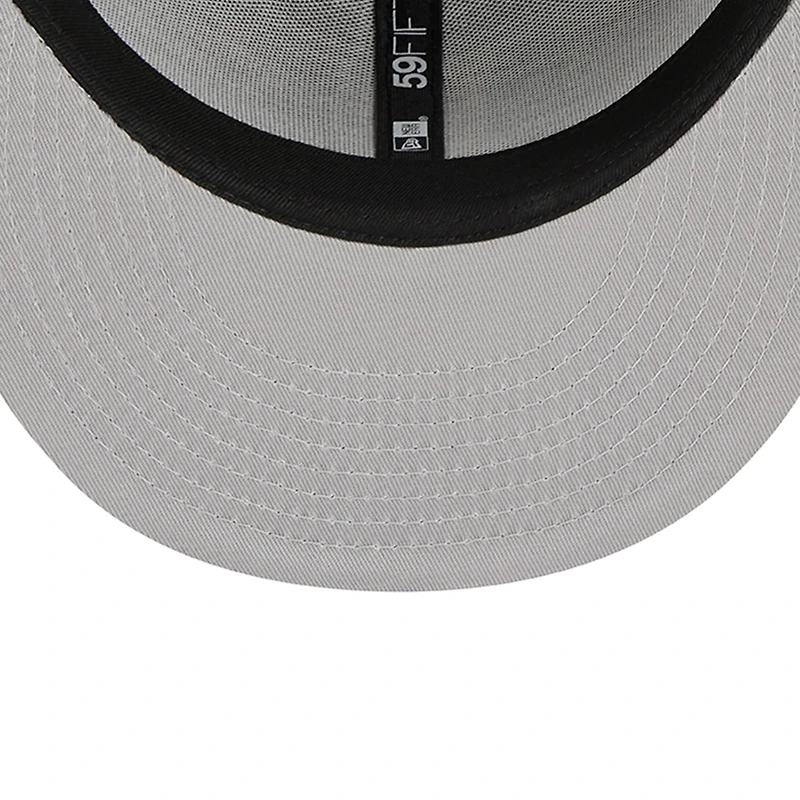 Los Angeles Dodgers Brown Harvest 40th Patch Gray UV 59FIFTY Fitted Hat