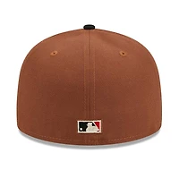 Chicago White Sox Brown Harvest 1950 Patch Gray UV 59FIFTY Fitted Hat