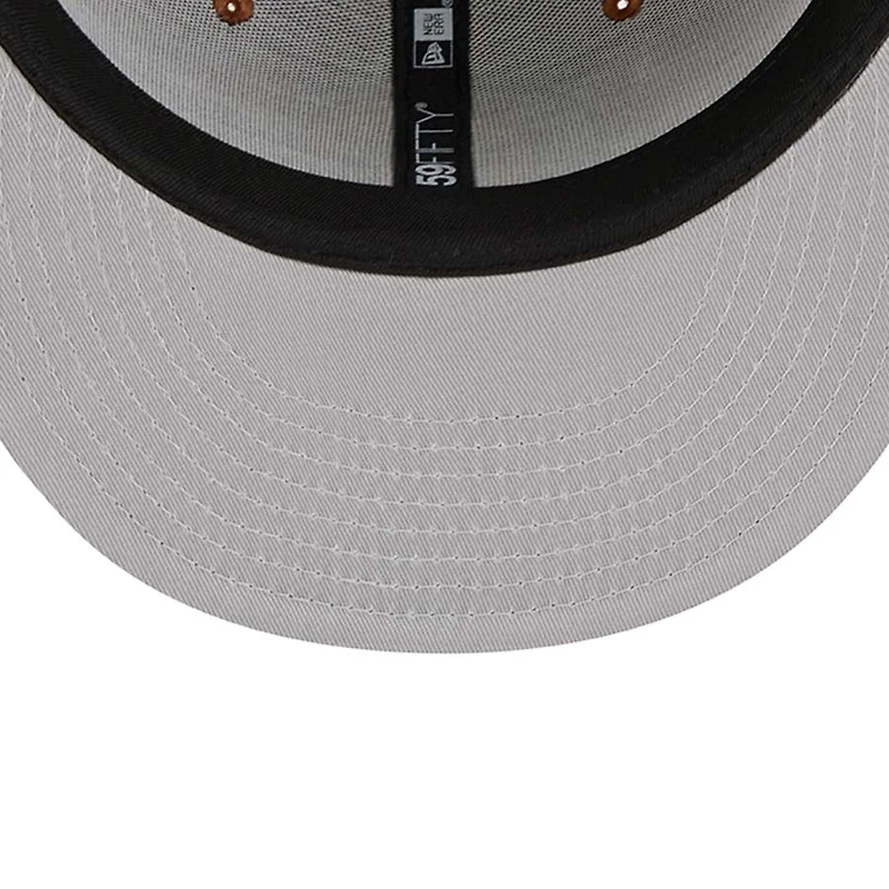 Los Angeles Rams Brown Harvest 2000 SB Patch Gray UV 59FIFTY Fitted Hat