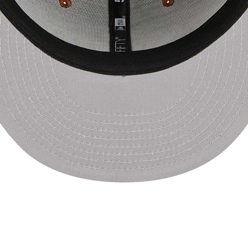 San Francisco 49ers Brown Harvest 70th Patch Gray UV 59FIFTY Fitted Hat