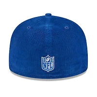 Los Angeles Rams Royal Blue Throwback Corduroy SB LVI Patch Gray UV 59FIFTY Fitted Hat