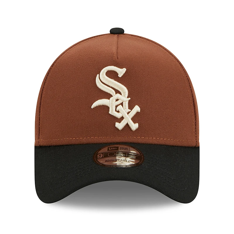 Chicago White Sox Brown Harvest 2005 WS Patch 9FORTY New Era Adjustable Hat