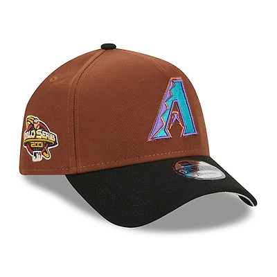 Arizona Diamondbacks Brown Harvest 2001 WS Patch 9FORTY New Era Adjustable Hat