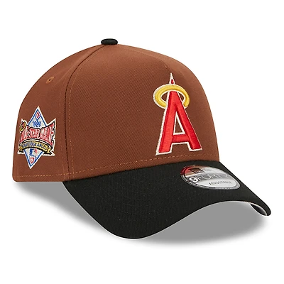California Angels Brown Harvest 1989 ASG Patch 9FORTY New Era Adjustable Hat
