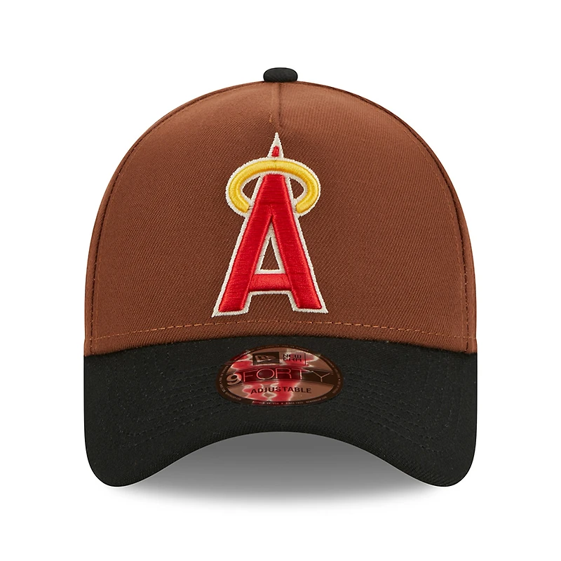 California Angels Brown Harvest 1989 ASG Patch 9FORTY New Era Adjustable Hat