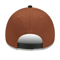 Las Vegas Raiders Brown Harvest SB XVIII Patch 9FORTY New Era Adjustable Hat