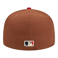 St. Louis Cardinals Brown Harvest Busch 30th Patch Gray UV 59FIFTY Fitted Hat