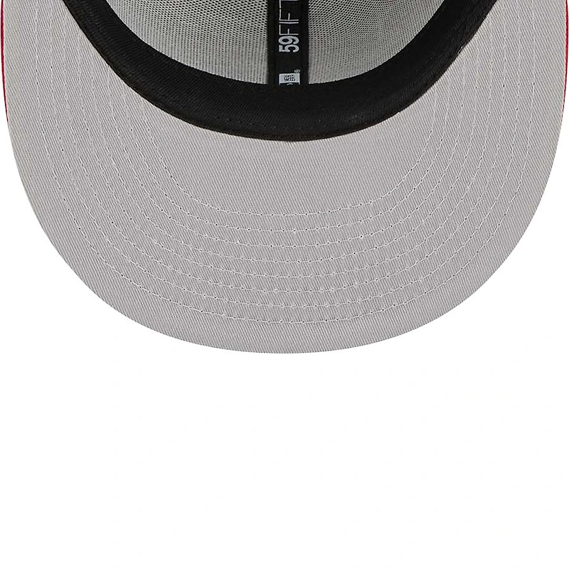 St. Louis Cardinals Brown Harvest Busch 30th Patch Gray UV 59FIFTY Fitted Hat