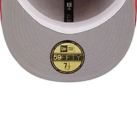 St. Louis Cardinals Red Throwback Corduroy 2006 WS Patch Gray UV 59FIFTY Fitted Hat