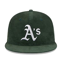 Oakland Athletics Green Throwback Corduroy 1989 WS Patch Gray UV 59FIFTY Fitted Hat