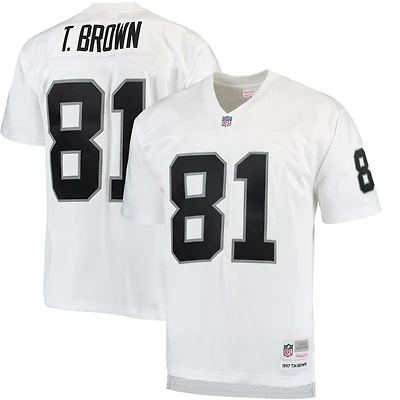 Oakland Raiders Tim Brown 1997 Mitchell & Ness White Legacy Jersey