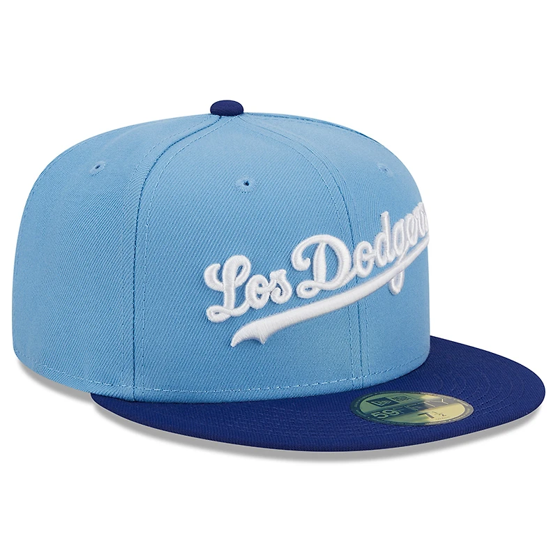Los Angeles Dodgers Retro City Gray UV New Era 59FIFTY Fitted Hat