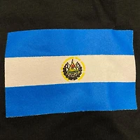 Los Angeles Dodgers Black El Salvador Flag Wordmark New Era T-Shirt