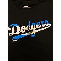 Los Angeles Dodgers Black El Salvador Flag Wordmark New Era T-Shirt