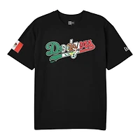 Los Angeles Dodgers Mexico Flag Wordmark New Era T-Shirt