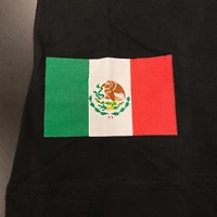 Los Angeles Dodgers Black Mexico Flag Wordmark New Era T-Shirt