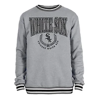 Chicago White Sox Gray New Era Throwback Crewneck