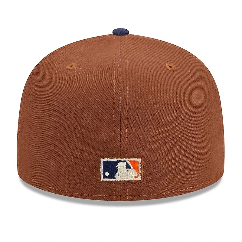 San Diego Padres Brown Harvest 25th Aniv Patch Gray UV 59FIFTY Fitted Hat