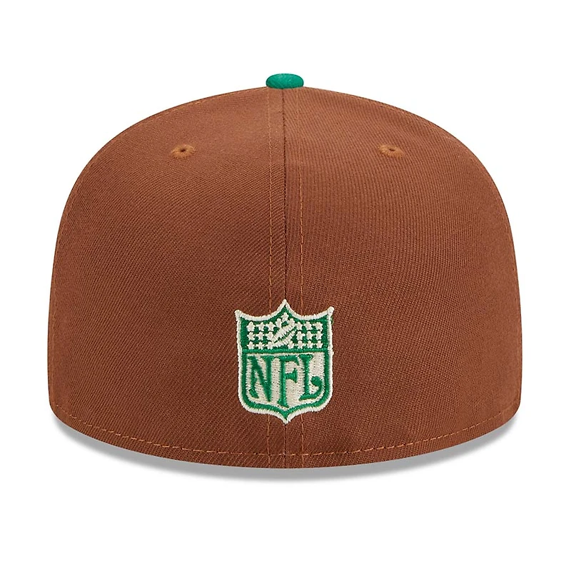 Philadelphia Eagles Brown Harvest 1987 Pro Bowl Patch Gray UV 59FIFTY Fitted Hat