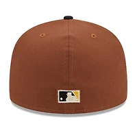 Pittsburgh Pirates Brown Harvest 1960 Patch Gray UV 59FIFTY Fitted Hat