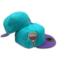 Arizona Diamondbacks Teal 2Tone 1998 Patch Green UV 59FIFTY Fitted Hat