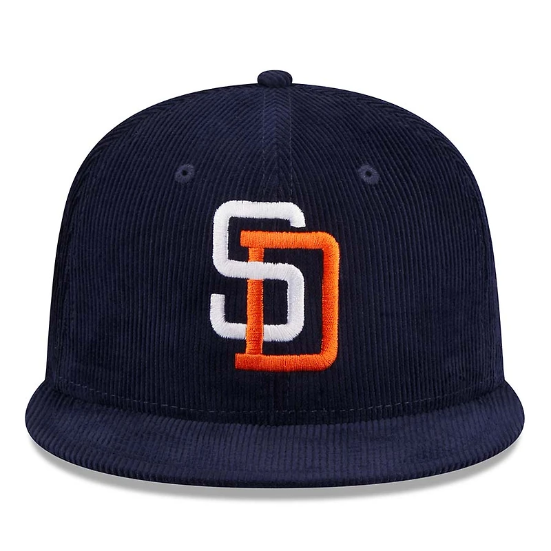 San Diego Padres Navy Throwback Corduroy 1992 ASG Patch Gray UV 59FIFTY Fitted Hat