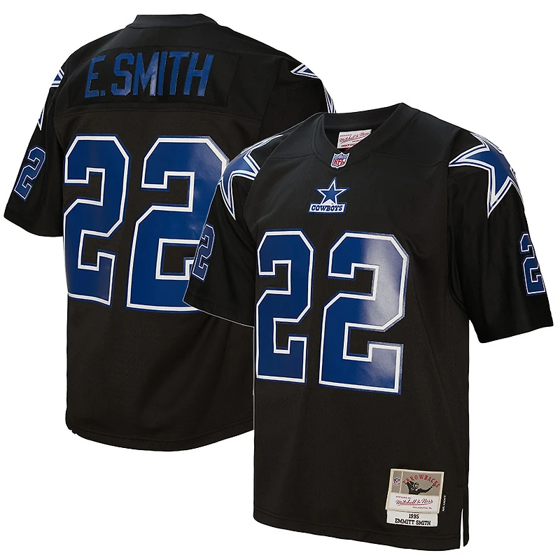 Dallas Cowboys Emmitt Smith 1995 Mitchell & Ness Black Bo Tonal Legacy Jersey