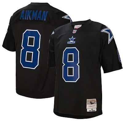 Dallas Cowboys Troy Aikman 1995 Mitchell & Ness Black Bo Tonal Legacy Jersey