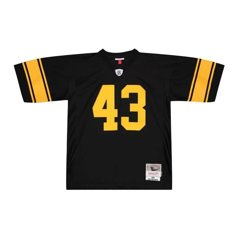 Pittsburgh Steelers Troy Polamalu 2008 Mitchell & Ness Black Bo Tonal Legacy Jersey