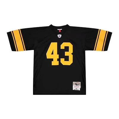 Pittsburgh Steelers Troy Polamalu 2008 Mitchell & Ness Black Bo Tonal Legacy Jersey
