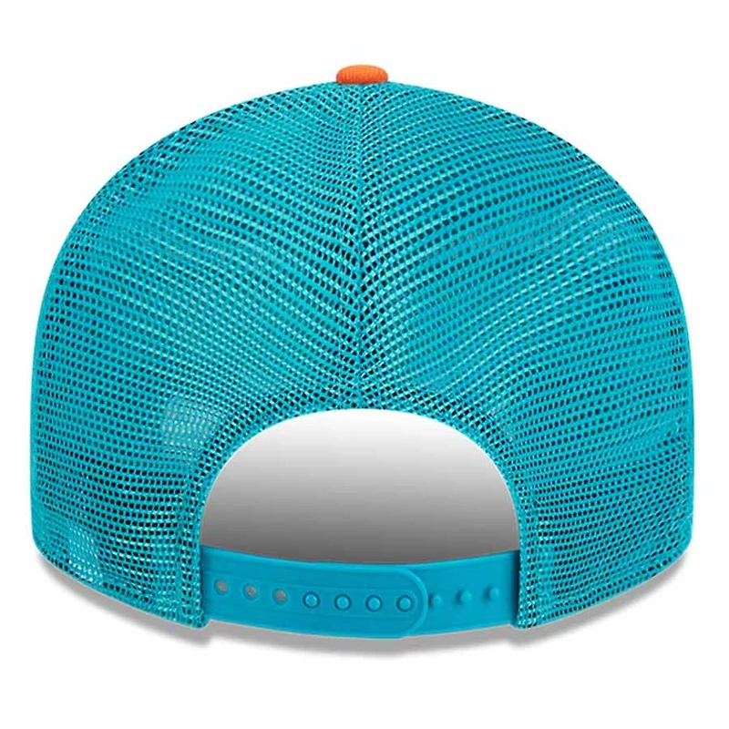 Miami Dolphins 2023 NFL Sideline Aqua and Orange New Era Low Profile 9FIFTY Snapback Hat
