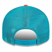 Miami Dolphins 2023 NFL Sideline Aqua and Orange New Era Low Profile 9FIFTY Snapback Hat