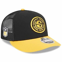 Pittsburgh Steelers 2023 NFL Sideline Black and Gold New Era Low Profile 9FIFTY Snapback Hat