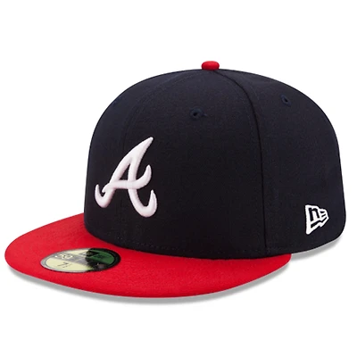 Atlanta Braves Home Authentic Collection New Era Low Profile 59FIFTY Fitted Hat