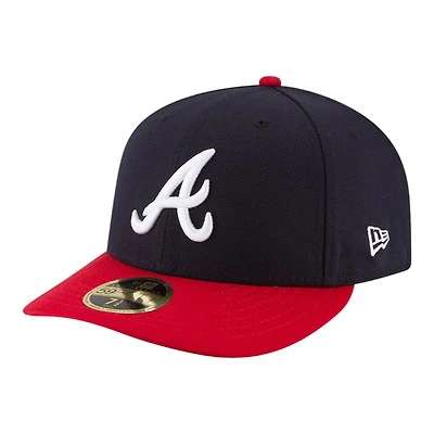 Atlanta Braves Home Authentic Collection New Era Low Profile 59FIFTY Fitted Hat