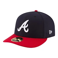 Atlanta Braves Home Authentic Collection New Era Low Profile 59FIFTY Fitted Hat