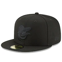 Baltimore Orioles Black on Basic New Era 59FIFTY Fitted Hat