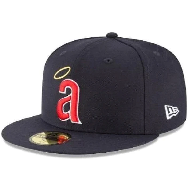 California Angels Authentic Collection Navy and Red Basic New Era 59FIFTY Fitted Hat